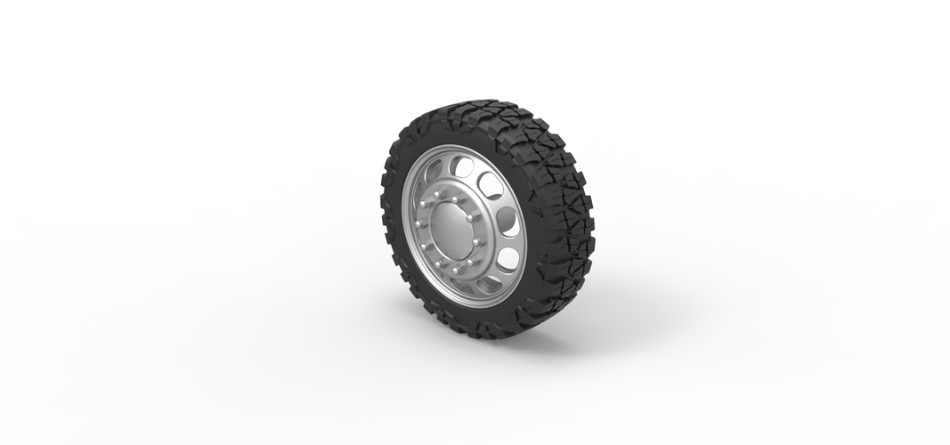 Front semi wheel for pickup Version 4 Scale 1:25 3D Print 524142