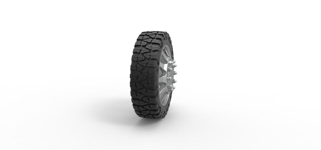 Front semi wheel for pickup Version 5 Scale 1:25 3D Print 524181