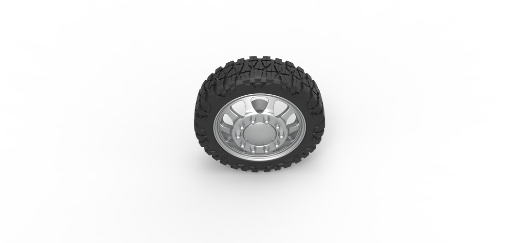 Front semi wheel for pickup Version 5 Scale 1:25 3D Print 524184