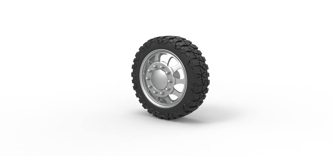 Front semi wheel for pickup Version 5 Scale 1:25 3D Print 524185