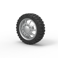 Front semi wheel for pickup Version 5 Scale 1:25 - Thumbnail 7