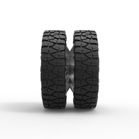 Rear semi wheel for pickup Version 5 Scale 1:25 - Thumbnail 4