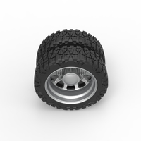 Rear semi wheel for pickup Version 5 Scale 1:25 - Thumbnail 6