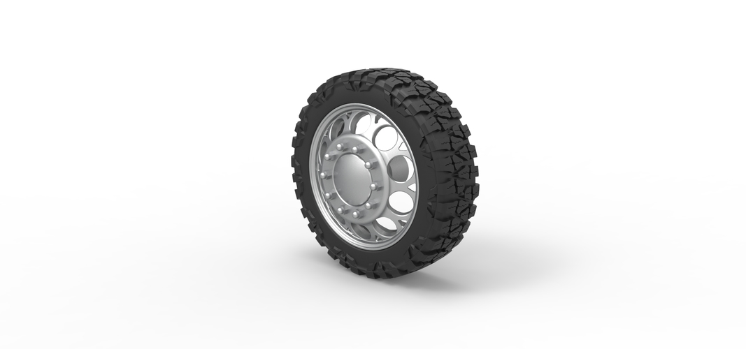 Front semi wheel for pickup Version 6 Scale 1:25 3D Print 524250