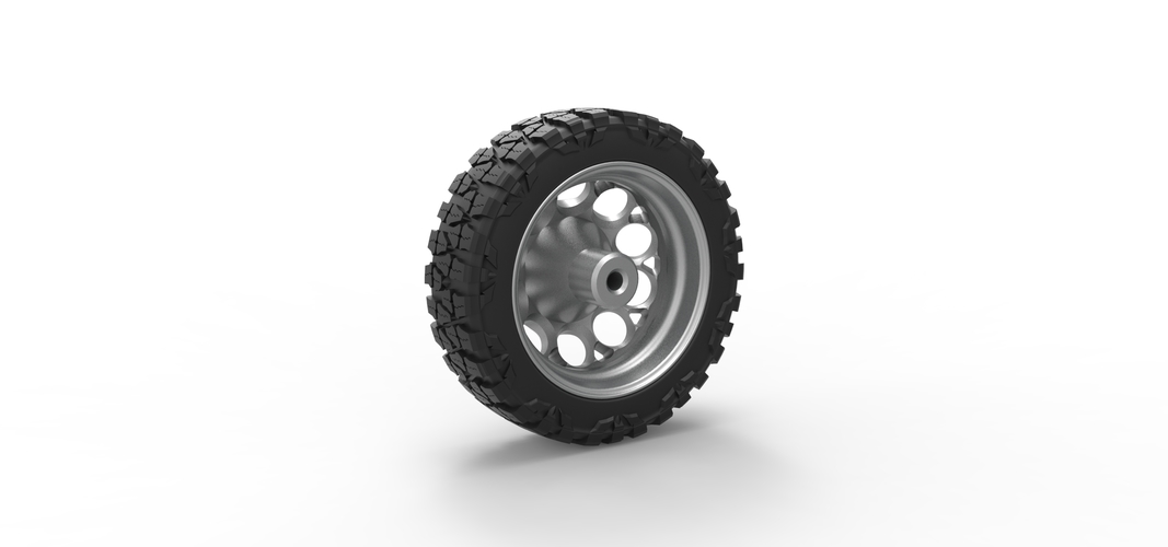 Front semi wheel for pickup Version 6 Scale 1:25 3D Print 524251