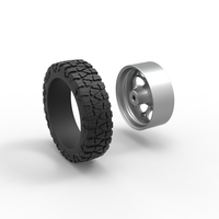 Front semi wheel for pickup Version 6 Scale 1:25 - Thumbnail 10