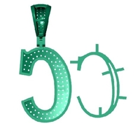 C ALPHABET PENDANT WITH ROUND DIAMOND  - Thumbnail 5