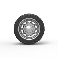 Rear semi wheel for pickup Version 6 Scale 1:25 - Thumbnail 5