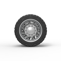 Rear semi wheel for pickup Version 7 Scale 1:25 - Thumbnail 5