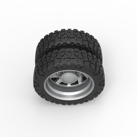 Rear semi wheel for pickup Version 7 Scale 1:25 - Thumbnail 6
