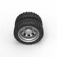 Rear semi wheel for pickup Version 9 Scale 1:25 - Thumbnail 6