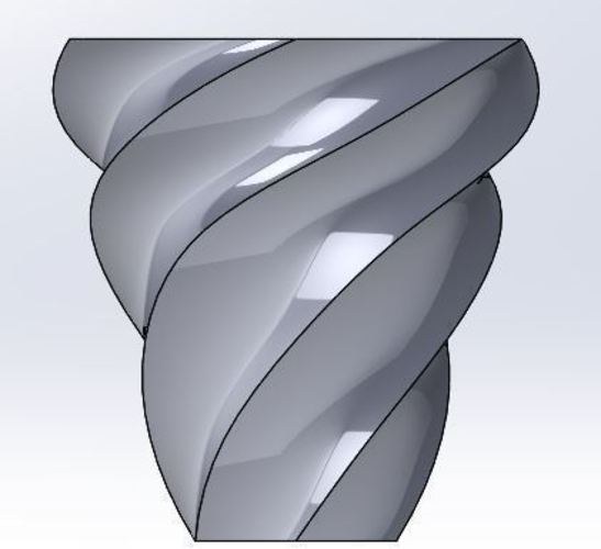 Spiral Vase 6 edges 3D Print 52450
