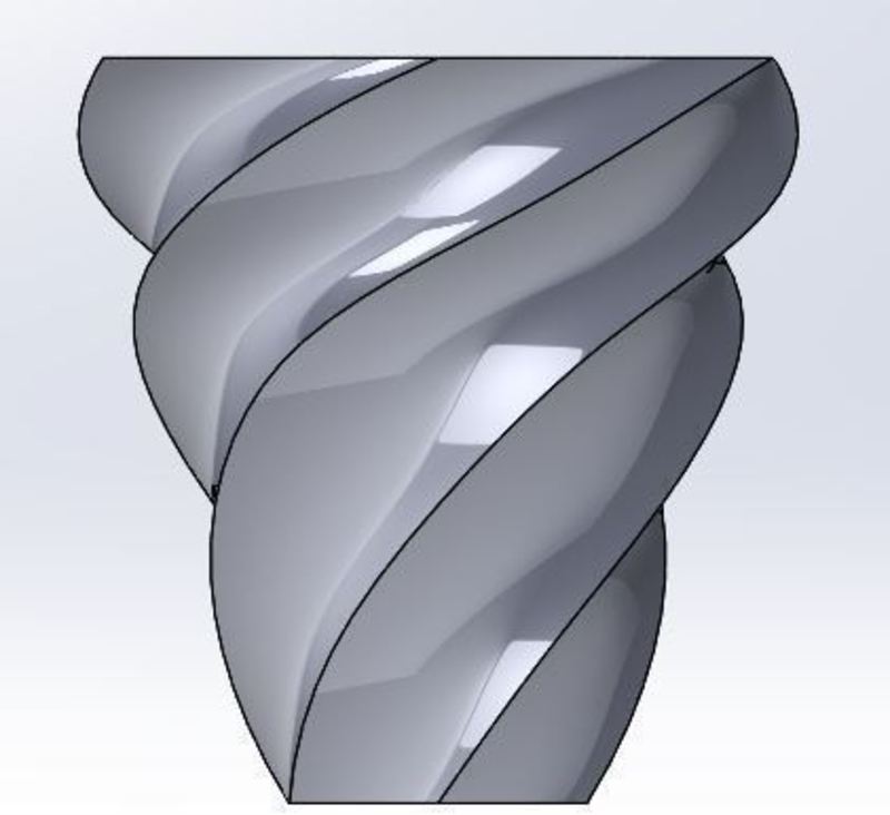 Spiral Vase 6 edges
