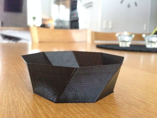 Spiral 8 edges bowl