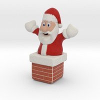 Small Santa 3D Printing 52455