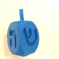 Small Hanukkah Dreidel 3D Printing 52457