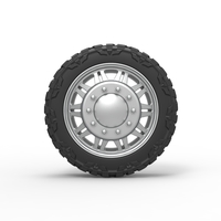Front semi wheel for pickup Version 10 Scale 1:25 - Thumbnail 5