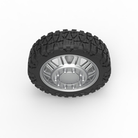 Front semi wheel for pickup Version 10 Scale 1:25 - Thumbnail 6