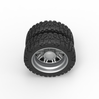 Rear semi wheel for pickup Version 10 Scale 1:25 - Thumbnail 6