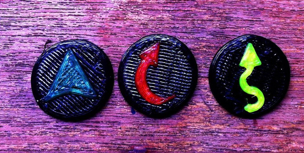Infinity the Game order markers 3D Print 52466