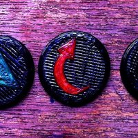 Small Infinity the Game order markers 3D Printing 52466
