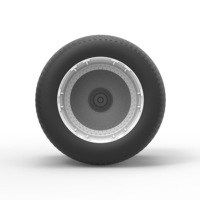 Double Wheel from vintage monster truck Scale 1:25 - Thumbnail 5