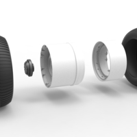 Double Wheel from vintage monster truck Scale 1:25 - Thumbnail 11