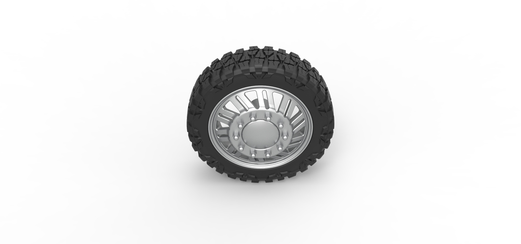 Front semi wheel for pickup Version 11 Scale 1:25 3D Print 524690