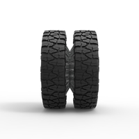 Rear semi wheel for pickup Version 12 Scale 1:25 - Thumbnail 4