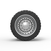 Rear semi wheel for pickup Version 12 Scale 1:25 - Thumbnail 5