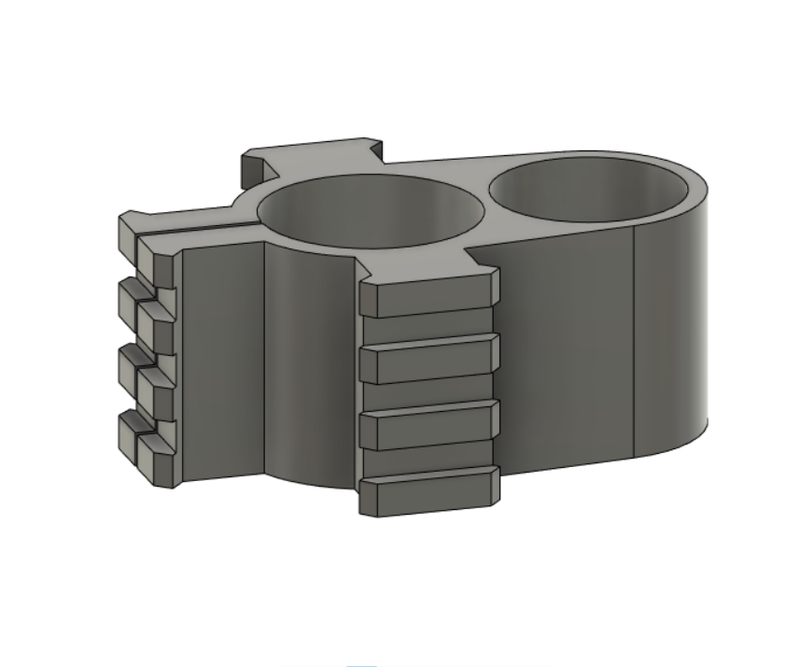 SOPORTE CAÑÓN PARA RIFLE ARTEMIS P15 CON TRES RIELES