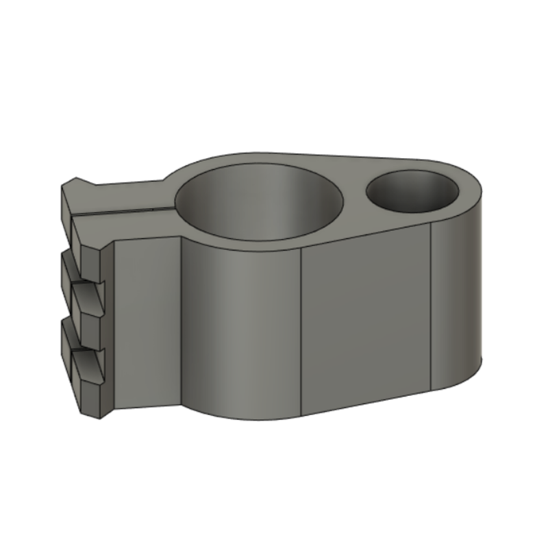 SOPORTE CAÑÓN PARA RIFLE PR900 CON UN RIEL PARA MONTURA