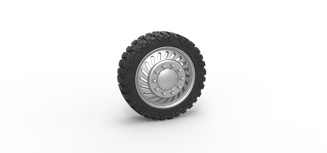 Front semi wheel for pickup Version 13 Scale 1:25 3D Print 524845
