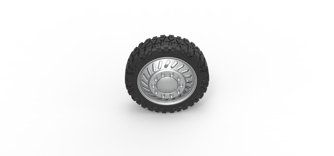 Front semi wheel for pickup Version 13 Scale 1:25 3D Print 524850