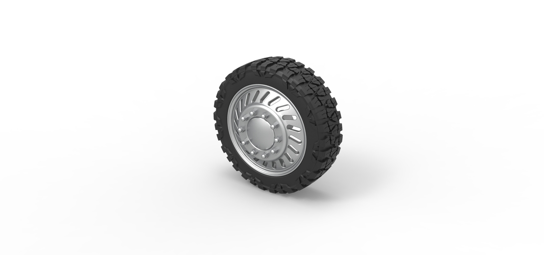 Front semi wheel for pickup Version 13 Scale 1:25 3D Print 524851