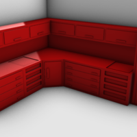 Small Diorama Garage repair work bench 1:64 scale 3D Printing 524858