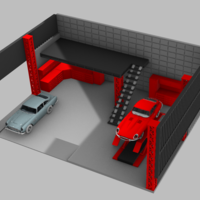 Diorama Garage | Diecast Garage | 1:64 1/64 |  - Thumbnail 3