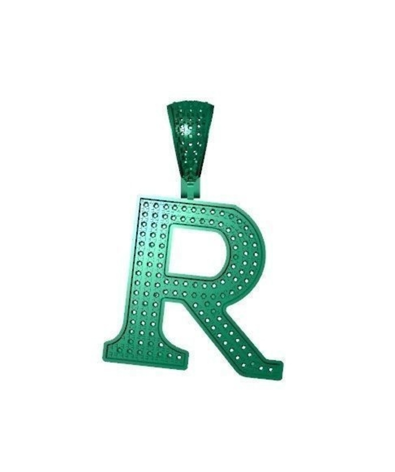S ALPHABET PENDANT WITH ROUND