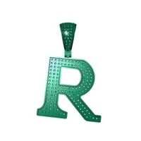 Small S ALPHABET PENDANT WITH ROUND 3D Printing 524881