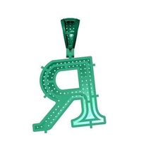 S ALPHABET PENDANT WITH ROUND - Thumbnail 5