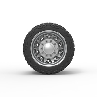 Rear semi wheel for pickup Version 14 Scale 1:25 - Thumbnail 5