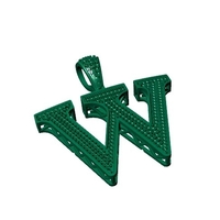 W ALPHABET PENDANT WITH ROUND DIAMOND - Thumbnail 2