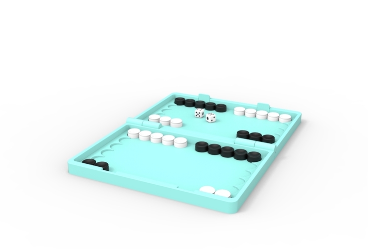 backgammon 3D Print 524975