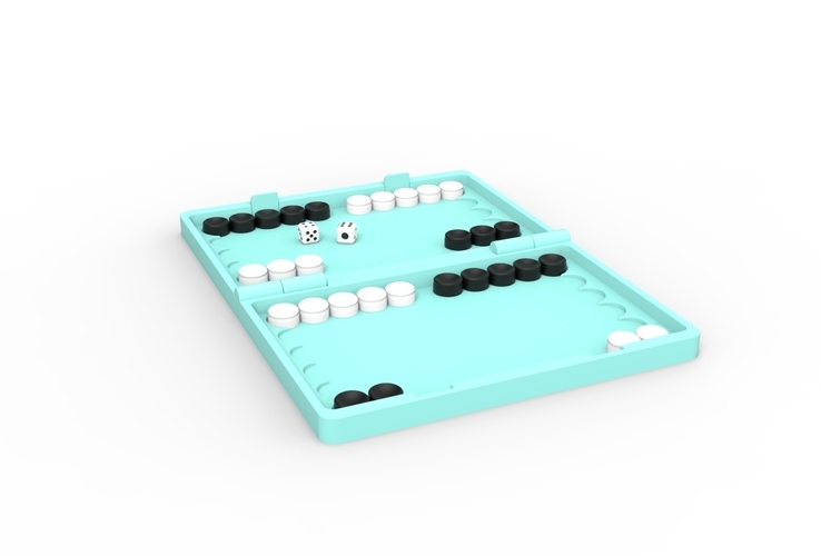 backgammon 3D Print 524976