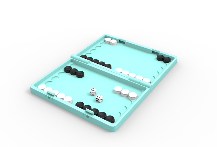 backgammon 3D Print 524978