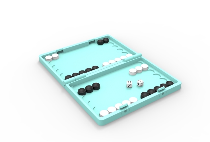 backgammon 3D Print 524979