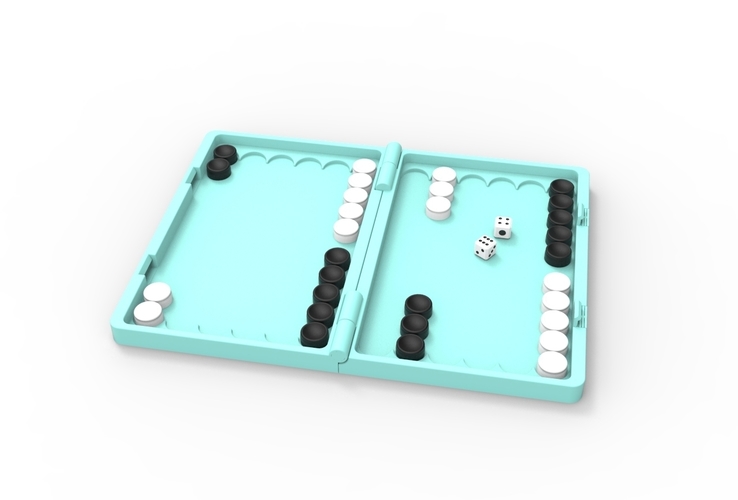 backgammon 3D Print 524980