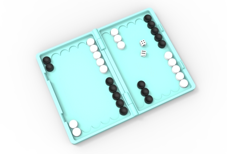 backgammon 3D Print 524982