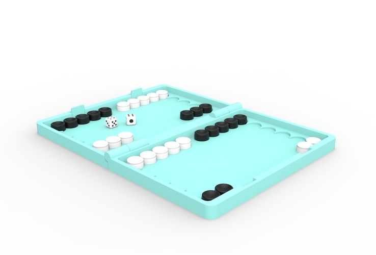 backgammon 3D Print 524984