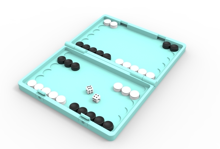 backgammon 3D Print 524985